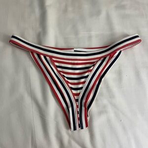 Frankie’s red white and blue bikini bottoms